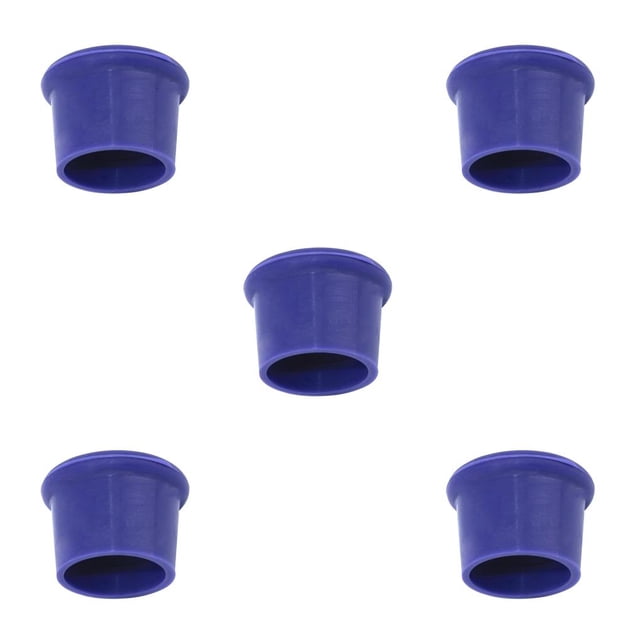 Billuyoard Tapón de vino Tapón de botella de vino de silicona a prueba de polvo Tapón de botella de mantenimiento fresco a prueba de fugas, azul Azul 5piezas Billuyoard CBP062755