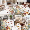 thumbnail image 6 of Large Area Rug 6'x9', Spring Floral Non-slip Runner Carpet for Living Room/Bedroom/Office, Watercolor Elegant Botanical Summer Outdoor Indoor Rectangle Area Rugs Floor Mat for Kitchen/Dining Room, 6 of 9