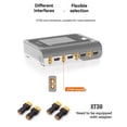 thumbnail image 5 of Q4AC 4x50w 4 Puertos XT60 con Adaptadores XT30 Cargador Inteligente CA CC Pantalla IPS Gran Angular Transparente para Batería Lipo Enchufe Estadounidense, 5 of 5