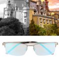 thumbnail image 5 of Gafas Para Daltonismo, Gafas Plateadas Para Debilidad De Color De Alta Transmitancia, Acero Inoxidable Con Estuche Para Gafas Para Interiores Fyydes Descripción de la referencia, 5 of 5