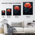 thumbnail image 3 of Artery8 Realistic Red Poppy Painting Dramatic and Bold For Living Room Artwork Framed Wall Art Print A4, 3 of 5