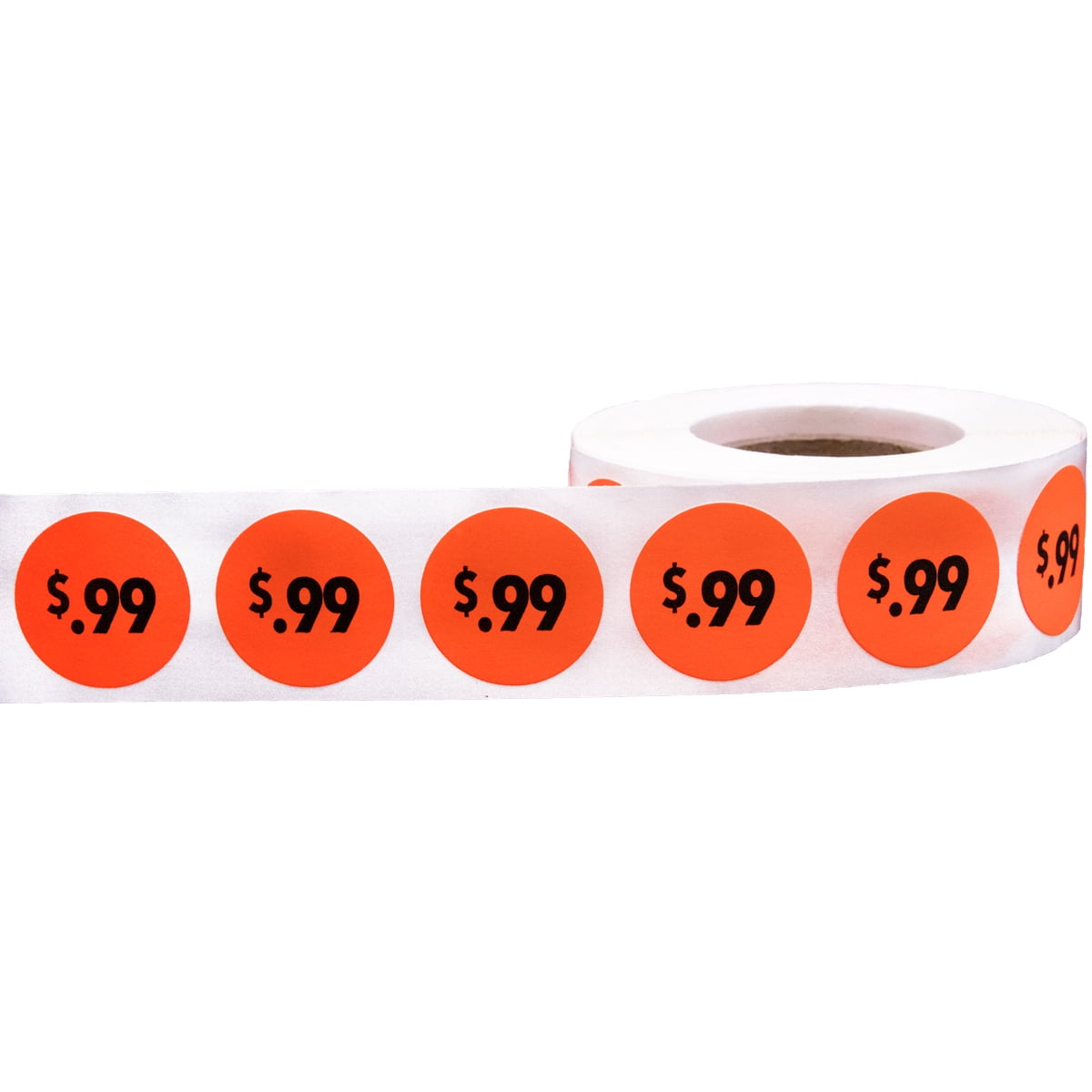 Red Promotional Point Of Sale Retail Price Stickers Sticky Swing