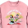 thumbnail image 2 of The Nightmare Before Christmas - Spook Up The Sun  - Toddler And Youth Crewneck Fleece Sweatshirt, 2 of 4