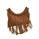 thumbnail image 2 of Bolso de hombro con borlas para mujer para desplazamientos al trabajo - Bolso casual de nylon cruzado con flecos para uso diario, 2 of 6