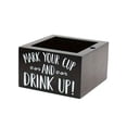 thumbnail image 1 of Wood Double Disposable Cup Holder With Marker Slot Cup With Marker Slot Mark Your Cup And Drink Up Mark Your Cup And Drink Up Cup Organizer Drink Dispenser For Wedding Pa Leaning Ladder Shelf Rack, 1 of 4