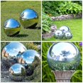 thumbnail image 3 of 5pcs Stainless Steel Balls Mirror Polishing Reflective Balls Garden Decorations, 3 of 4