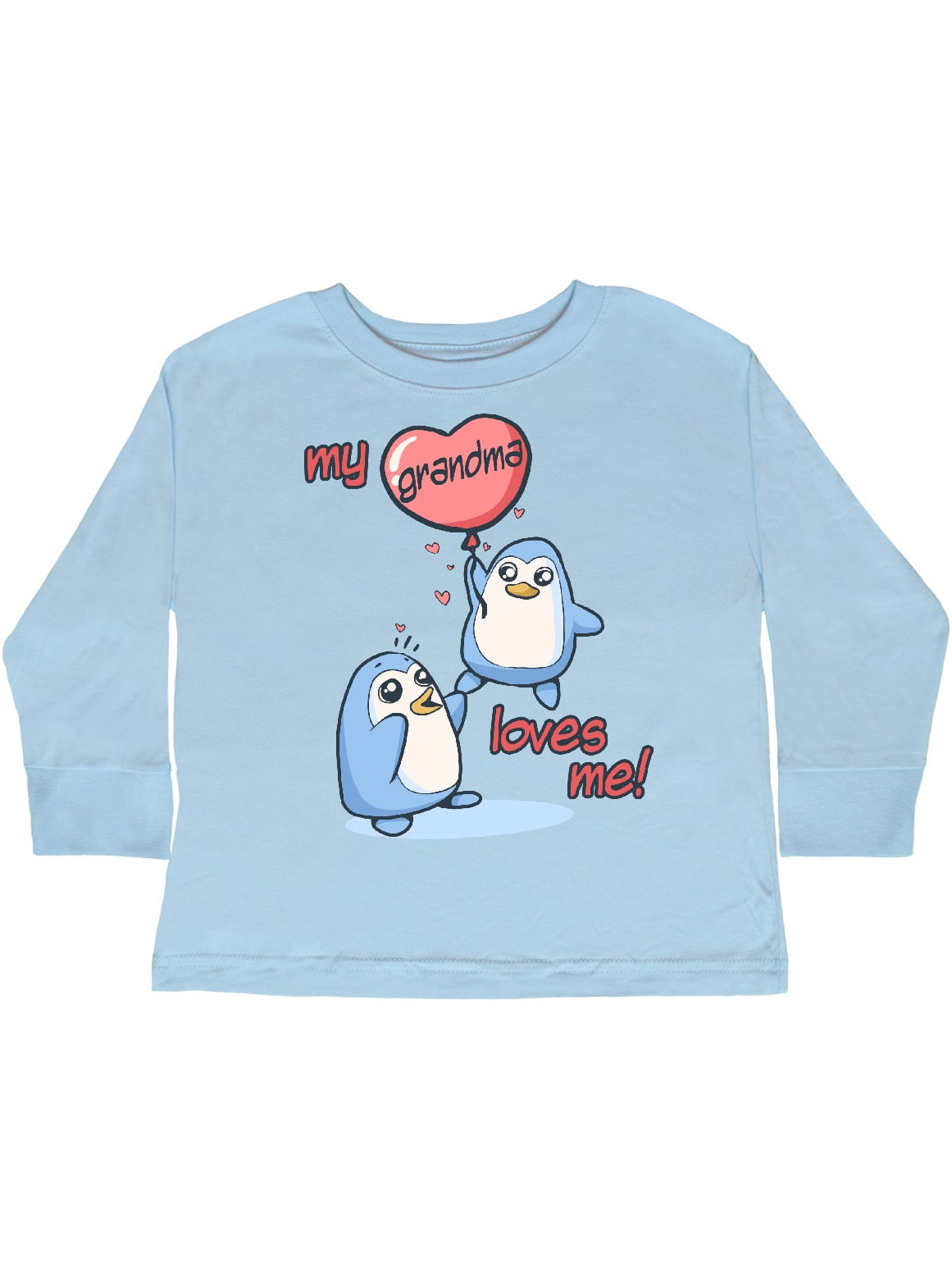inktastic Grandma Loves Me Cute Penguins Toddler T-Shirt