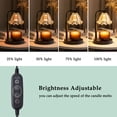 thumbnail image 2 of Flower Candle Warmer Lamp with Timer Dimmer, Height Adjustable Candle Lamp, Birthday Gifts for Women,  House Warming Gifts New Home Decor, Daffodil Wax Melts Warmer, 2 of 10