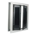 thumbnail image 3 of Porte d'Entrée, Grandes Portes pour Chien avec Cadre en Alliage d'Aluminium, Portes pour Chat Portes pour Animaux à Double Rabat Verrouillable, Porte Moustiquaire Porte pour Chien avec Rabat, Porte pour Chiot Portes pour Chat Intérieur Extérieur, Animal pour Chiens de Moins de 50 kg, 3 of 10