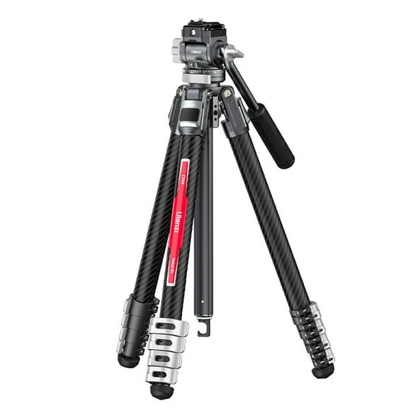 Ulanzi TT09 Carbon Fiber Travel Tripod with 360° Panoramic Ball Head, Quick Release System, Lightweight DSLR & Mirrorless Camera Tripod
