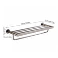 thumbnail image 2 of Bathroom Lavatory Towel Rack with Towel Bars, Wall Mounted Towel Holder, 2 of 7