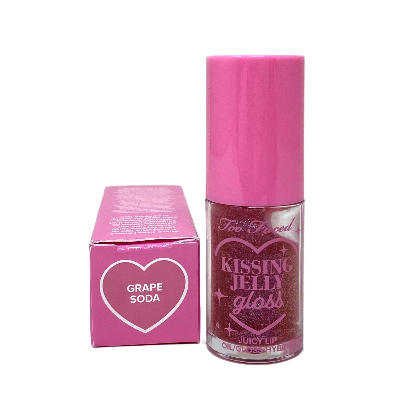 Too Faced Kissing Jelly Non-Sticky Lip Oil Gloss Color: Grape Soda