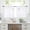 White, variant on Jinswick Valance for Windows, Faux Linen Textured Semi Sheer Small Window Kitchen Valance Curtain, Rod Pocket Cafe Valance for Bathroom Laundry Basement, 52 x18 inch, 2Pcs Gray