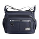 thumbnail image 1 of Bolso bandolera para hombre, moderno, con cremallera, múltiples bolsillos, impermeable. Azul oscuro, 1 of 9