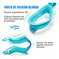 thumbnail image 2 of "Lentes Natación Para Niños, Gafas Protección Uv Antivaho Arcoiris/Azul ", 2 of 5