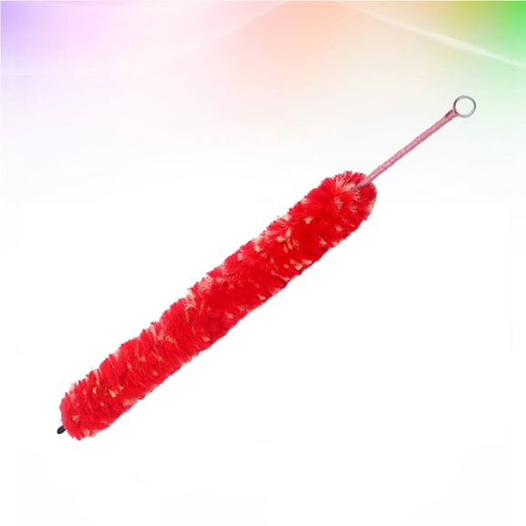 FRCOLOR Clarinet Cleaning Brush Red Fiber Moisture Cleaner for Clarinet Lightweight and Convenient 0.5 x 8.5 Inches