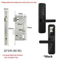 thumbnail image 2 of Digital Electronic Smart Door Lock With Biometric Camera Fingerprint Smart Card Password Key Unlock ,Easy Installation, 2 of 7
