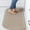 Beige, variant on 27x18 Grey Non-Slip Washable Polypropylene Tufted Half Round Kitchen Rug Small Half Circle Sink Floor Mat 1PC