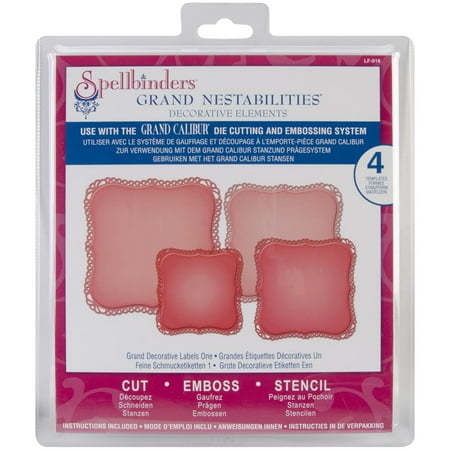 spellbinders grand calibur nestabilities dies decorative labels 1