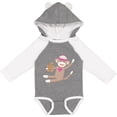 thumbnail image 3 of Inktastic Sock Monkey Gingerbread Boys or Girls Long Sleeve Baby Bodysuit, 3 of 5
