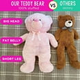thumbnail image 6 of LotFancy Giant Teddy Bear Stuffed Animal, Gift for Girls Girlfriend Wife, Pink, 39", 6 of 8