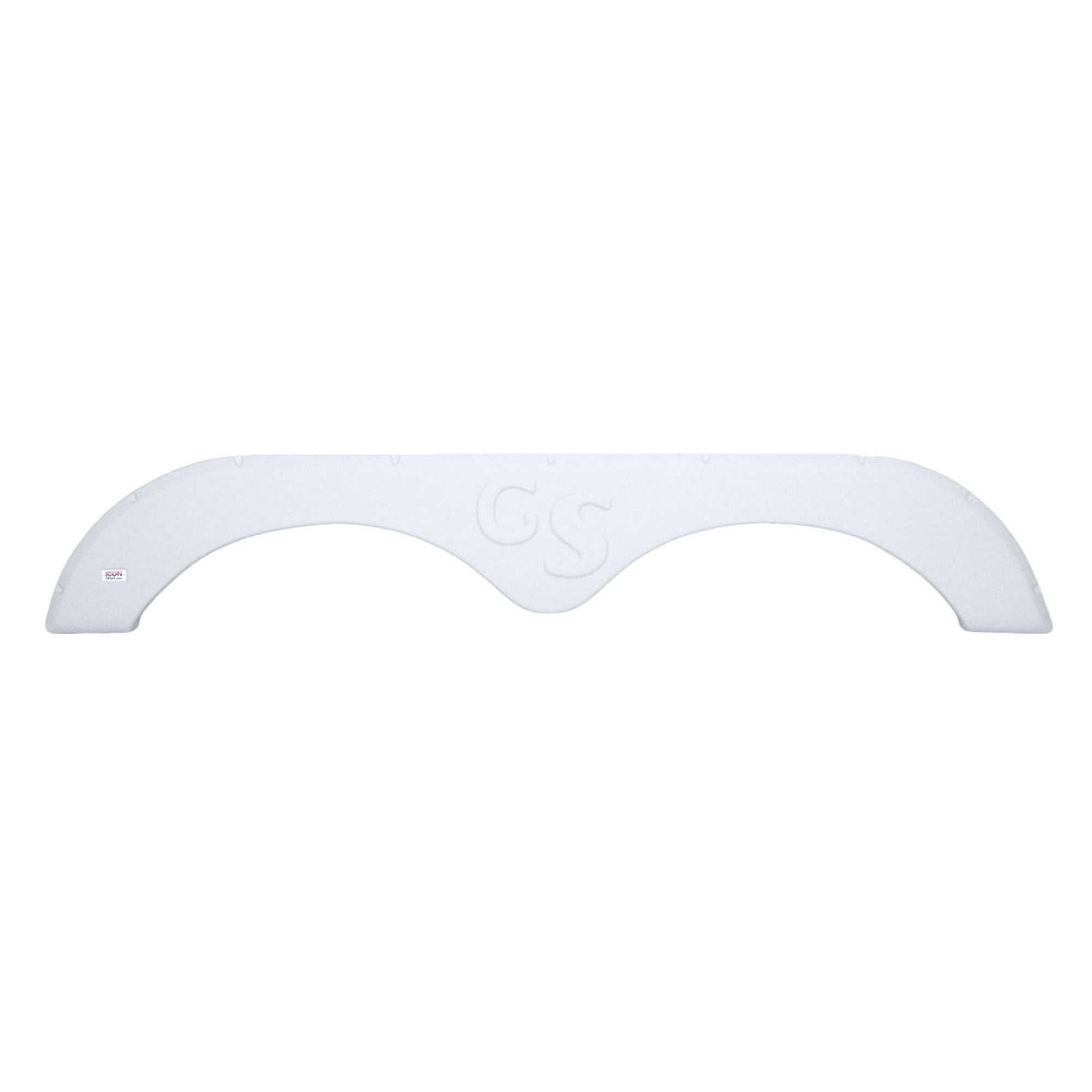 ICON FS1705 Tandem Axle Fender Skirt For Keystone RVs – Polar White, UV Protected ABS Plastic