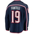 thumbnail image 3 of Men's Fanatics Adam Fantilli Navy Columbus Blue Jackets Home Premier Breakaway Player Jersey, 3 of 3