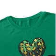 thumbnail image 5 of LAZYCHILD St. Patrick's Day Shirts for Women Shamrock TShirt St. Paddys Day Leopard Green Clover Short Sleeve Tops, 5 of 6