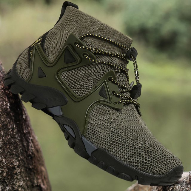 Zapatos De Vadeo Zapatos Hombre Descalzo Malla Transpirable Cómodo para Senderismo Ciclismo (43 ) Verde Ndcxsfigh Para Estrenar