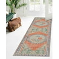 thumbnail image 3 of Boho Floral Pattern Rugs, Faded Rug, Minimal Rug, Antique Style Rugs, Turkish Rug, Office Rug, Pattern Rug, Colorful Rug, Gift For Him, 2.6'x5' - 80x150 cm, 3 of 8