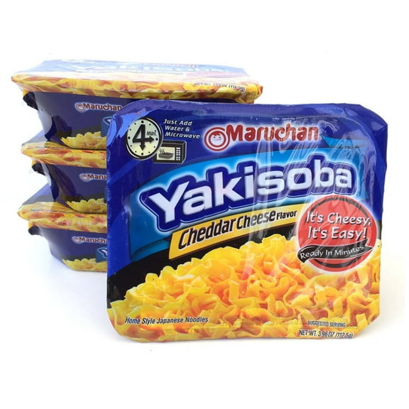 Maruchan Yakisoba Cheddar, 3.96 Ounces (Pack of 4)