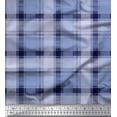 thumbnail image 1 of Soimoi Cotton Cambric Fabric Gingham Check Print Sewing Fabric Yard 56 Inch Wide, 1 of 3