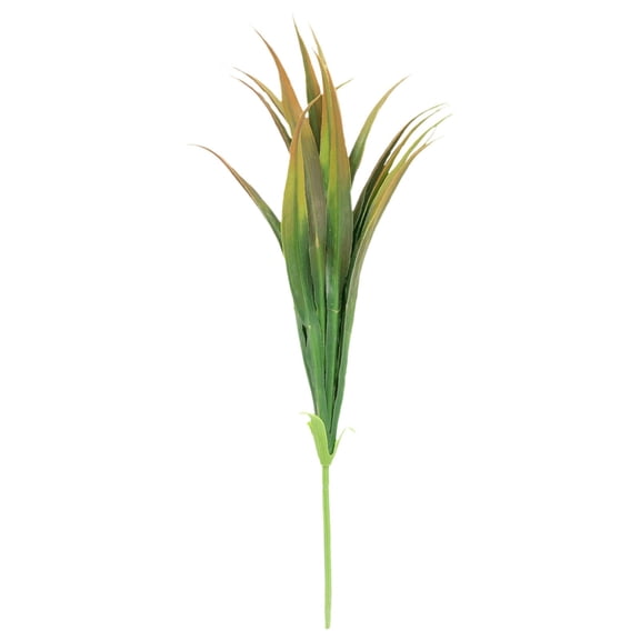 Gnwei Artificial Cattail Reed Grass, 16.5 in Artificial Indoor Outdoor Fake Onion Grass Plant, Home Office Decorative Artificial Plants in Pot Faux Plant Greenery, Housewarming Gift