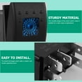 thumbnail image 2 of LED Rocker Switch for RV Black PA66 Material 12v20a Sturdy and Versatile Design, 2 of 8