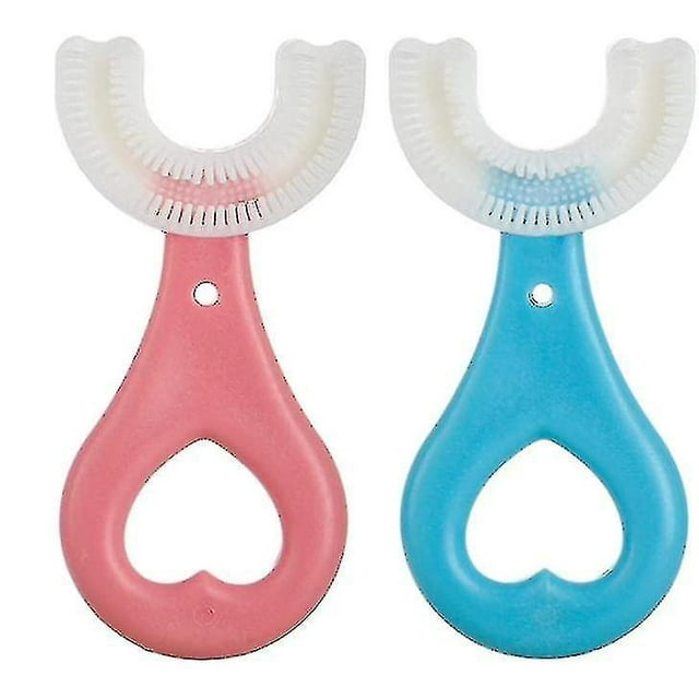 Children's U-shaped Mouth-type Soft Toothbrush Manual