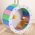 thumbnail image 4 of Shisuyan Roue de Course pour Animaux de Compagnie Roue de Hamster Planche Écologique Multicolore 1 Pce, 4 of 8