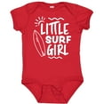thumbnail image 3 of Inktastic Little Surf Girl with Surfboard Girls Baby Bodysuit, 3 of 5