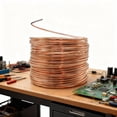 thumbnail image 3 of 25ft Solid Ground Electrical Wire,4 AWG Copper Clad Grounding Cable,Aluminum Core Electrical Wire, 3 of 4