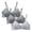 Dark Gray2, variant on Jelly Push Up Bras Everyday Sport T-Shirt Bra Full Coverage Supportive Bra for Sister Winter Daily Casual Outfit Bra
