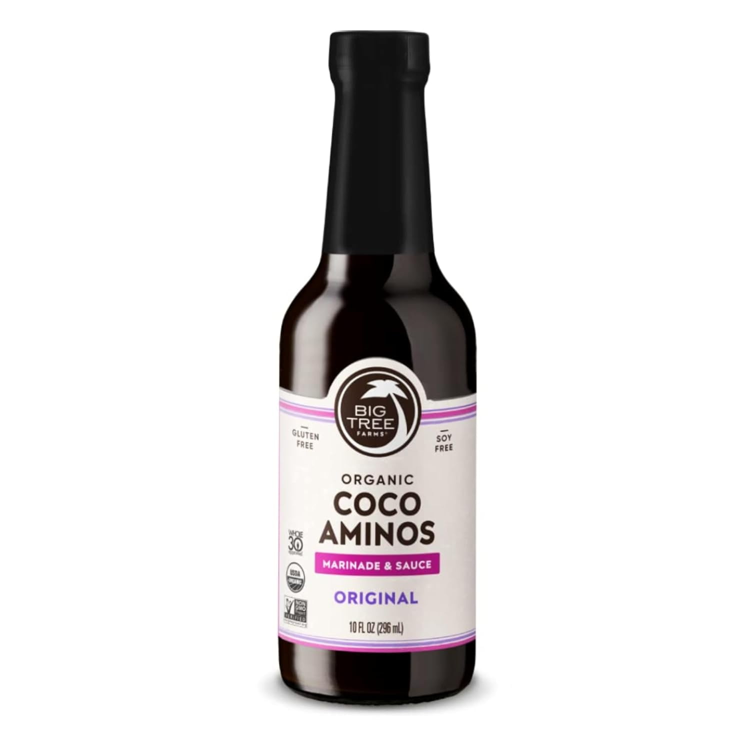 Pack of 12, Big Tree Farms Organic Original Coco Aminos, 10 fl oz
