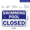 thumbnail image 3 of Swimming Pool Closed Sign,, 3 of 8