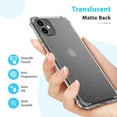 thumbnail image 2 of IBAOLEA Étui Compatible avec iPhone 11, avec Protection Antichoc 4 Coins Bling, 2 of 7