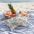 thumbnail image 5 of Outdoor Pillow Cover Blue Green Leaves Set of 2 Waterproof Throw Pillowcases Red Plant Decorative Patio Furniture Pillows for Couch Garden Indoor & Outdoor Use, 5 of 9