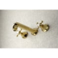 thumbnail image 3 of Kingston Brass KS4022BX Metropolitan Two-Handle Wall Mount Roman Tub Faucet, Polished Brass, 3 of 5