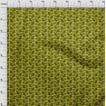thumbnail image 3 of oneOone Silk Tabby Fabric Leaves & Floral Block Printed Craft Fabric BTY 42 Inch Wide, 3 of 4