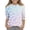 Purple, variant on Grblisyd Girls 3/4 Sleeve T Shirts Kids Cute Floral Print Tops Casual Loose Crewneck Graphic Tees 2-13Y