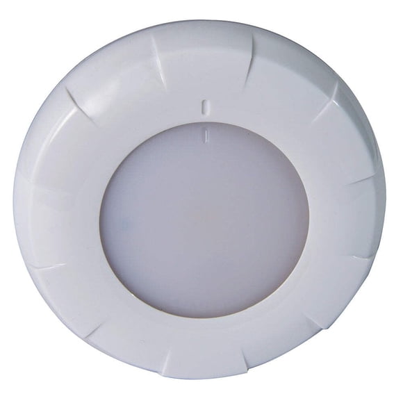Lámpara tipo domo Lumitec Aurora, color blanco/rojo, regulable, salida 101076