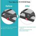 thumbnail image 4 of TUFFIOM 60"x20"x6" Hitch Mount Cargo Carrier W/ Net & Stabilizer, 500lbs Folding Luggage Basket, 4 of 8