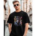 thumbnail image 1 of Camisetas de manga corta con diseño de gorila de dibujos animados para hombre, camisetas de cuello redondo, 1 of 8