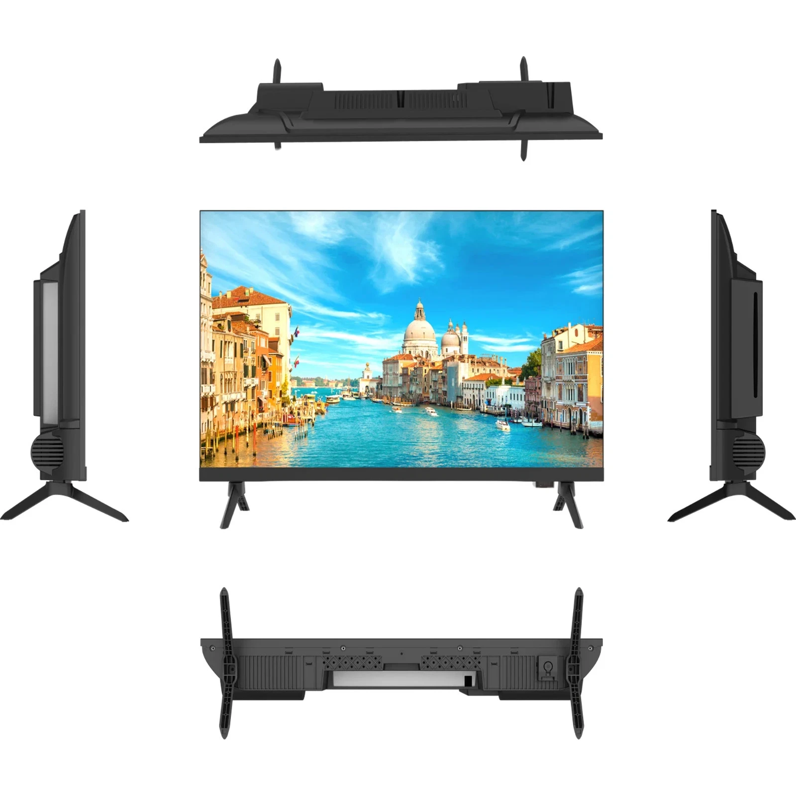 Audiobox TV-2450S 24" Smart LED Full HDTV with Frameless Design, AC/DC Power, HDMI, USB Input, Wall Mountable